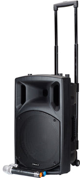 BST Nomad 12 micro sans fil UHF système de sonorisation portable lecteur CD Bluetooth 400W